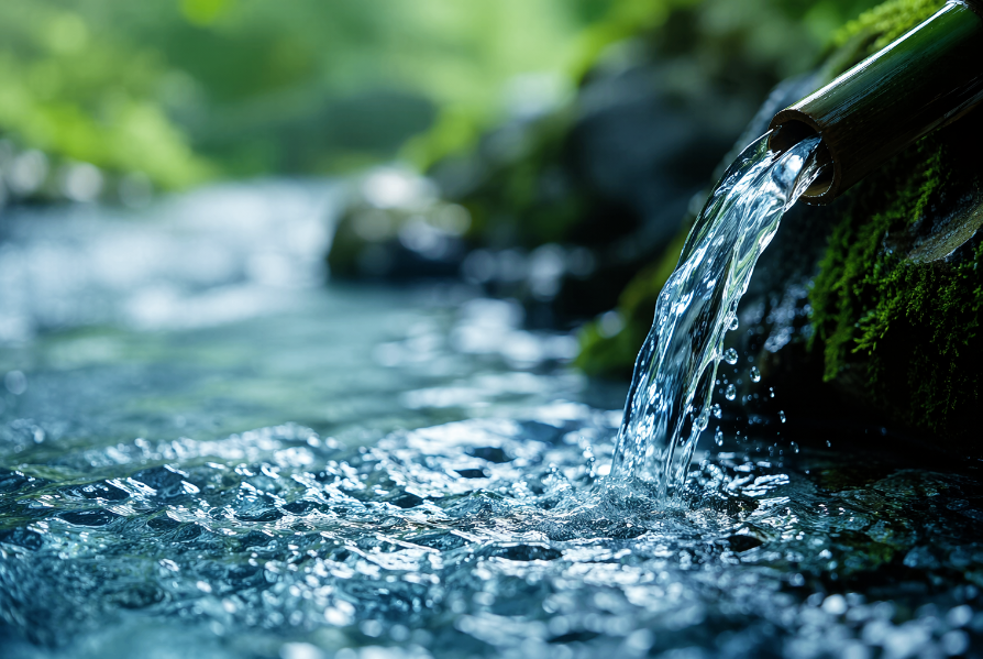 清らかな仕込み水